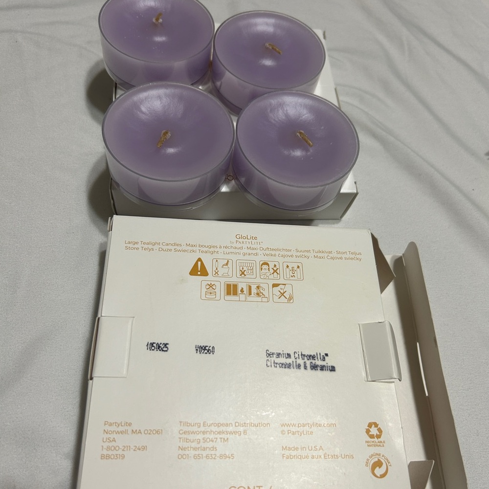 Partylite GloLite Large Tealight Candles